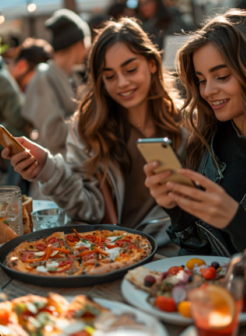 Empleado digital gestión pedidos de pizzería
